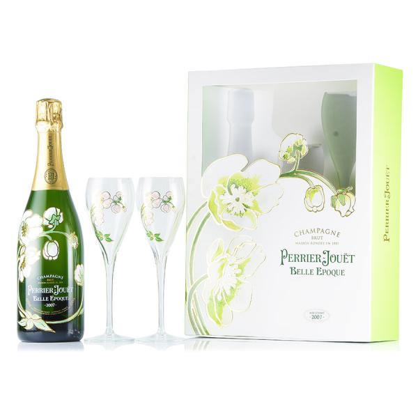 ペリエ ジュエ ベル エポック グラス2脚セット 2007 箱不良 外装