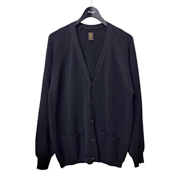 BATONER（バトナー） BATONER HYPER TWIST WOOL RIB V-NECK CARDIGAN