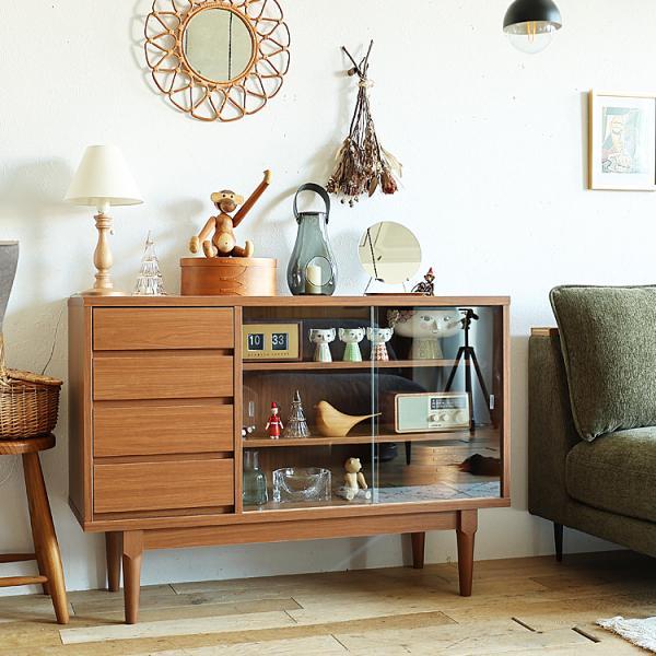 Kirario Product｜国産ガラスキャビネット titta（ティッタ） チェスト