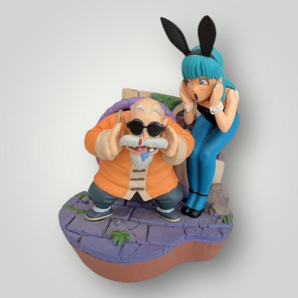 ボーナスパーツ完成品】亀仙人＆ブルマ(ウーロン変化