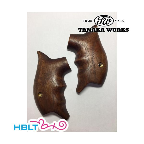 タナカワークス 木製グリップ SW M360J SAKURA 用（アメリカン