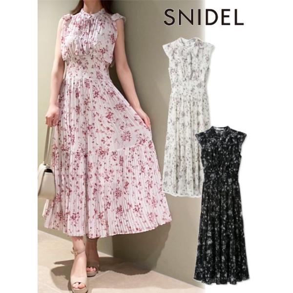 SNIDEL（スナイデル） Sustainaフリルプリントワンピース 24春夏