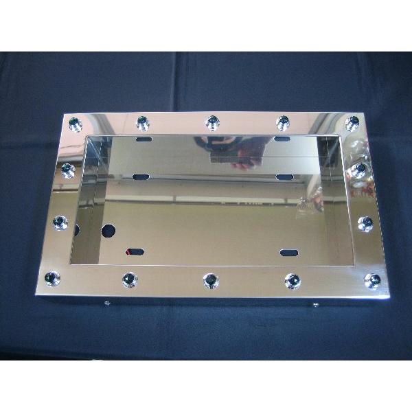 パイロットランプ付き ナンバー枠 大型サイズ : 常陸美装Yahoo