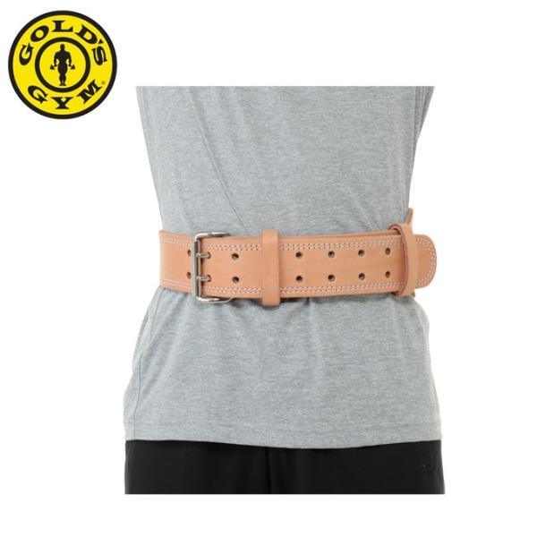 ゴールドジム（GOLD'S GYM） パワーベルト トレーニング器具 EXレザー