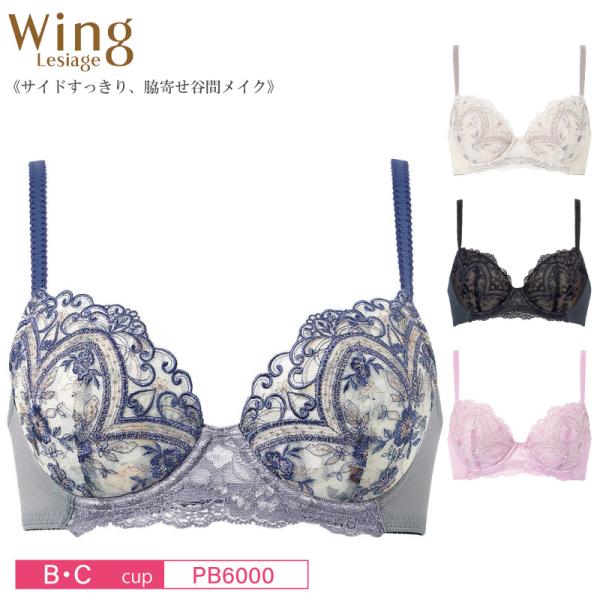 Wing ワコール ウイング 3/4カップブラジャー PB6000 Wacoal