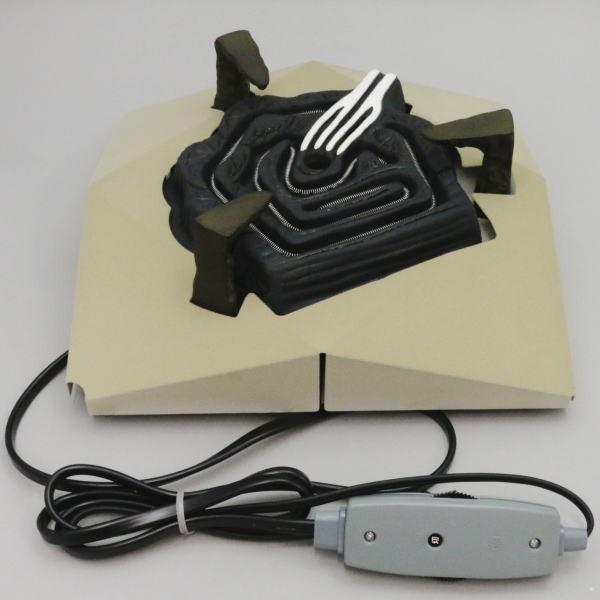 製造中止茶道具 炉 置炉 野々田式 炭型電熱器 炭型ヒーター600W 炉