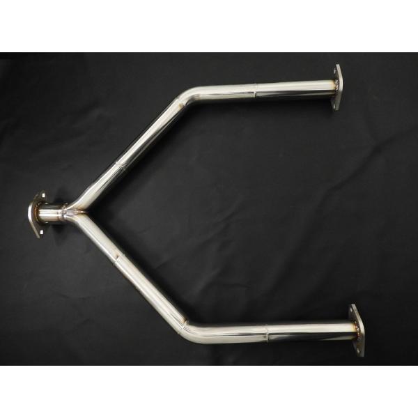 V36 スカイラインセダン フロントパイプ 底上げ 競技用 ストレート