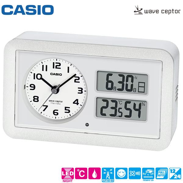 CASIO（カシオ） 電波 目覚まし 時計 TTM-170NJ-7JF CASIO デジタル