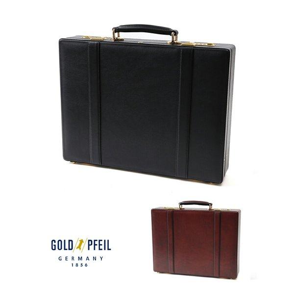 FUJITAKA GOLD PFEIL レザーアタッシュケース A4 (オックスフォード