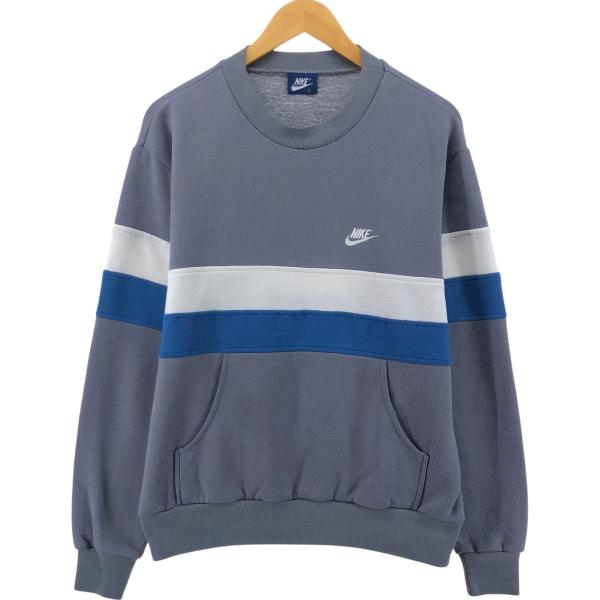 NIKE（ナイキ） 古着 80年代 紺タグ ワンポイントロゴスウェットシャツ