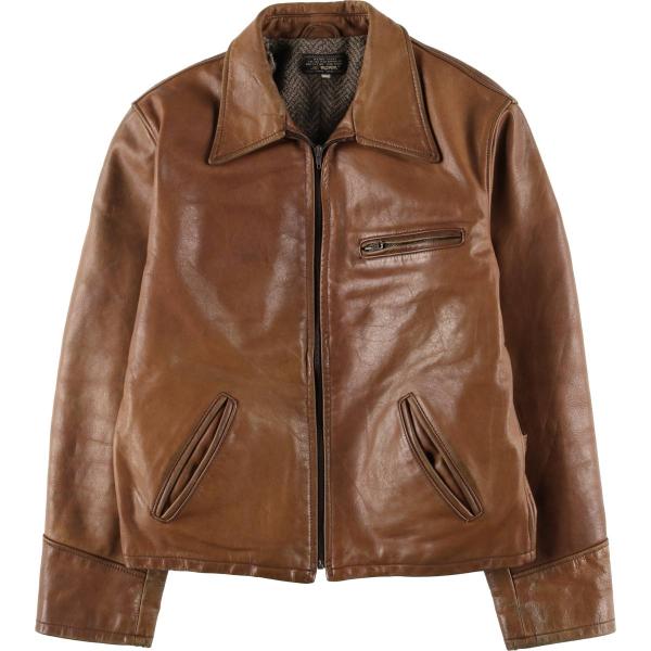 古着 70~80年代 リートレボー Lee TREVOR レザースポーツジャケット