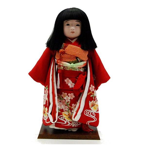 市松人形13号 鴛鴦 蘇州刺繍 女の子 いちまつ人形 : 雛人形-五月人形