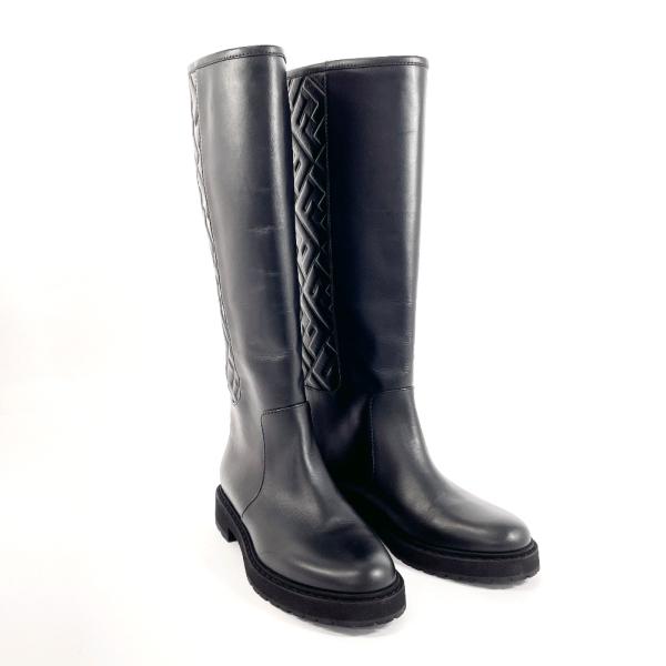 FENDI（フェンディ） 23.5cm ブーツ 8U8036 ロングブーツ ズッカ 21AW