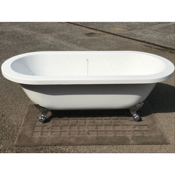 猫足バスタブ 浴槽 バスタブ 置き型 幅1790 猫足バスタブ KOA208G ゴム