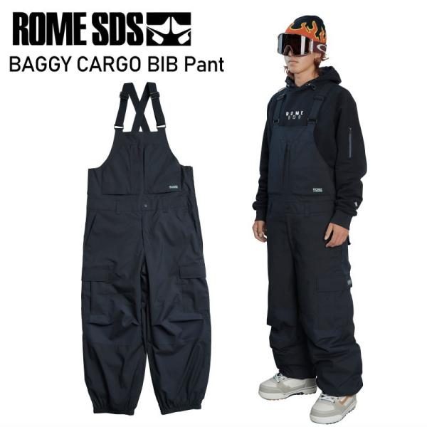 ROME SDS ◎ 24-25 ROME SDS BAGGY CARGO BIB PANT カラー:STRETCH