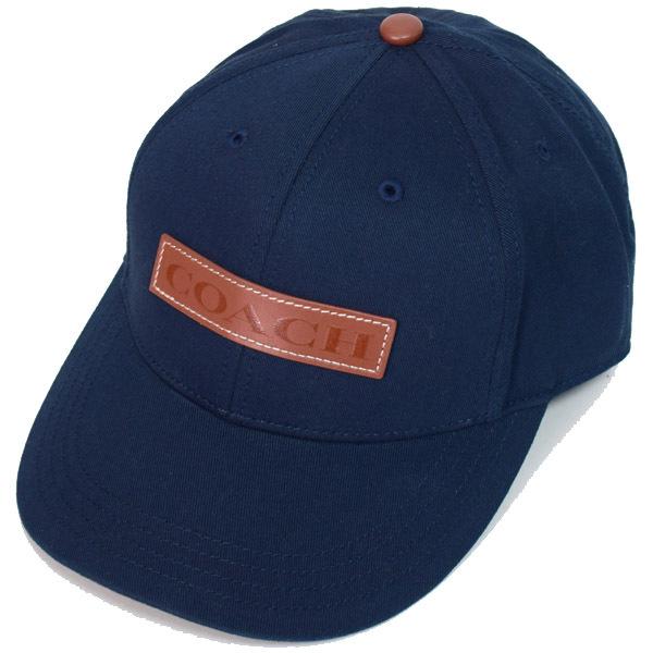 COACH（コーチ） 帽子 レザー ディテール シグネチャー ミックスド