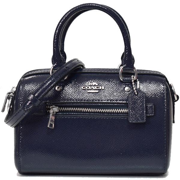 COACH（コーチ） バッグ レザー ミニ ローワン パテント サッチェル
