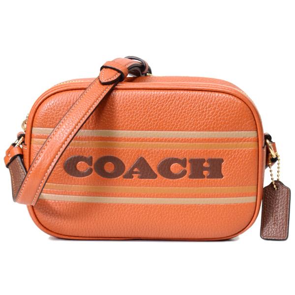 COACH（コーチ） バッグ レザー ロゴ ストライプ ミニ ジェイミー