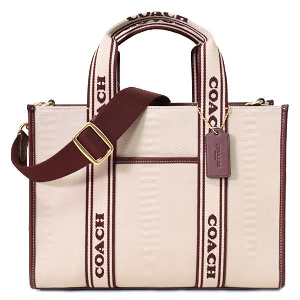COACH（コーチ） バッグ キャンバス トート レザー ロゴ スミス 2way