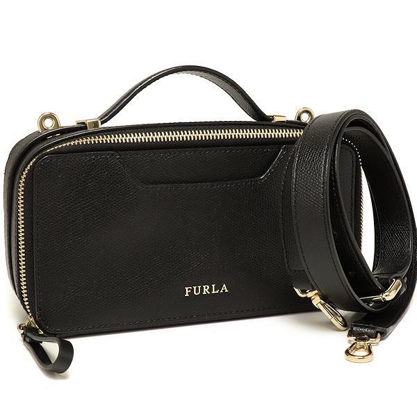 FURLA（フルラ） 美品 クロスボディ ジップショルダーバッグ レザー