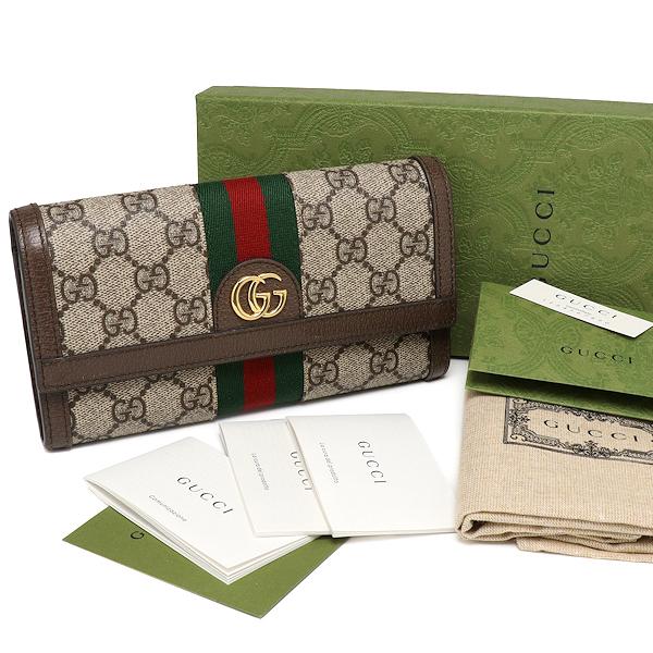 GUCCI（グッチ） 美品 GG コンチネンタルウォレット 523153 直営店購入