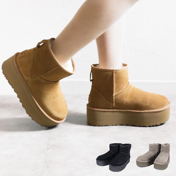 UGG（アグ） Classic Mini Platform ムートンブーツ クラシック ミニ