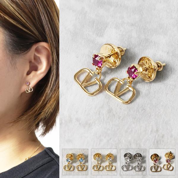 VALENTINO（ヴァレンティノ） Vlog Signature swarovski earrings