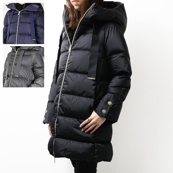 HERNO（ヘルノ） A-Shape Satin Down Coat ダウンコート サテン A