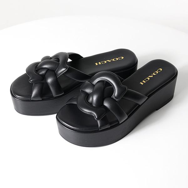 COACH（コーチ） サンダル Everette Leather Sandals エバレット CI221