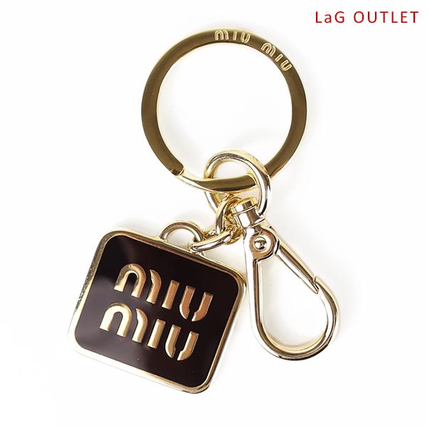 miu miu（ミュウミュウ） 【LaGアウトレット】miumiu キーリング Logo