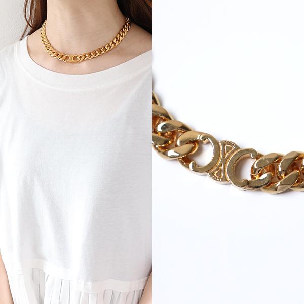 CELINE（セリーヌ） ネックレス Gourmette Triomphe Necklace