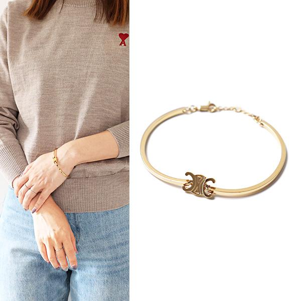 CELINE（セリーヌ） ブレスレット Triomphe Articulated Bracelet