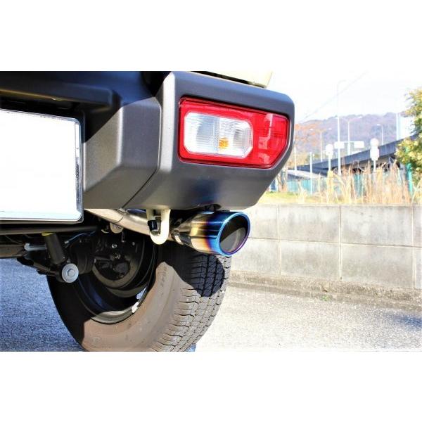 ジムニー マフラー 3BA-JB64W 3BA-JB74W 純正バンパー用 ノーマル