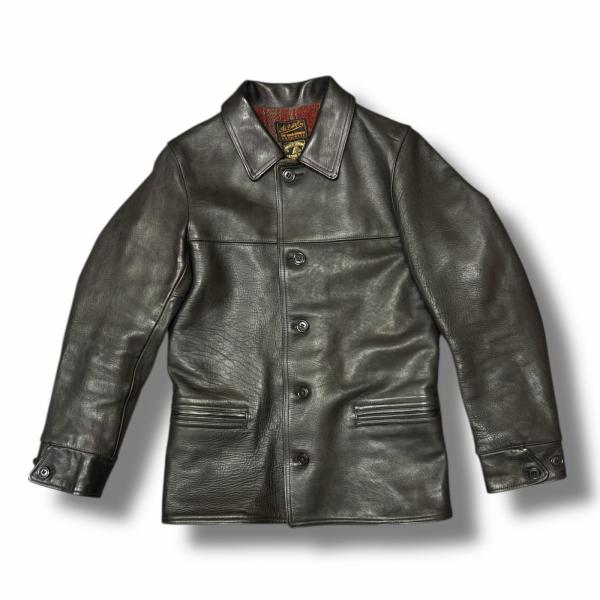 At Last ＆ Co ホースハイド シングル カーコート レザージャケット 革