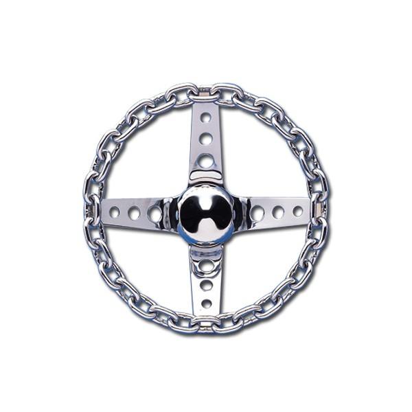 MOONEYES ムーンアイズ ステアリング メッキ チェーン リンク 4