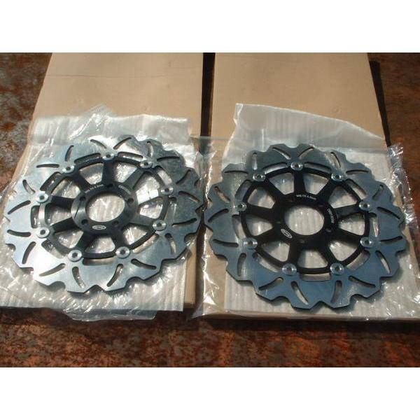 Arashi製フロント用ブレーキディスク1009黒 ゼファー1100RS ZRX1200S