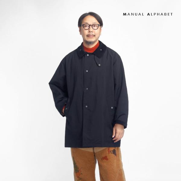 MANUAL ALPHABET（マニュアルアルファベット） バルカラーハーフコート