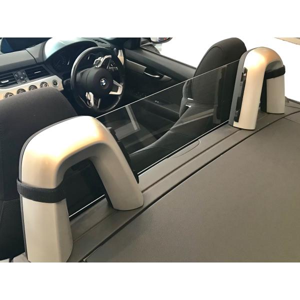 BMW Z4 ウインドディフレクター E85 E89 視認性良好 風の巻き込み低減