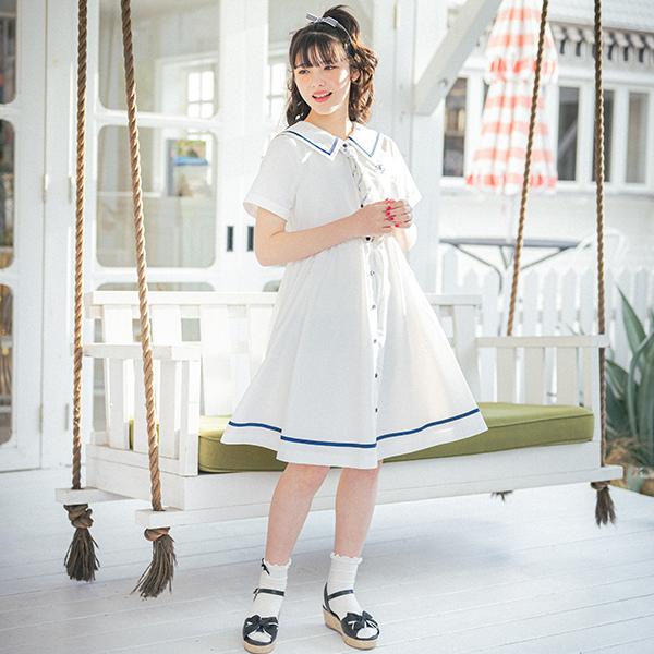 mezzo piano Junior（メゾピアノ ジュニア） スカーフつきセーラー