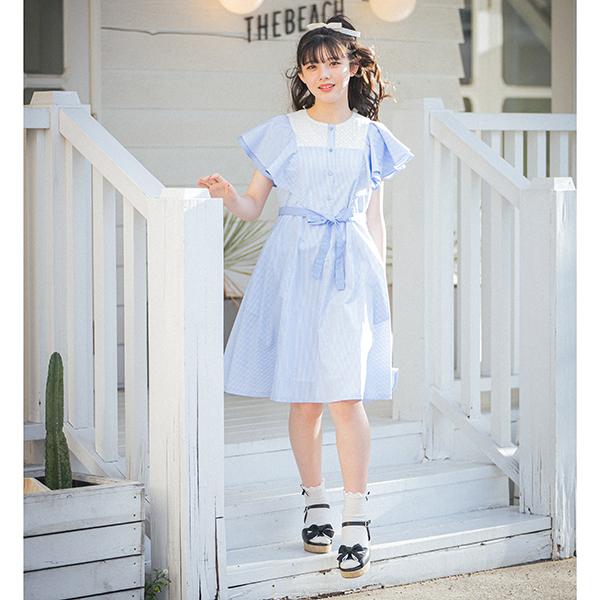 mezzo piano Junior（メゾピアノ ジュニア） ラッフル袖