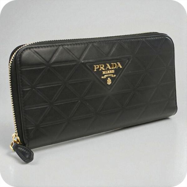 PRADA（プラダ） 中古 長財布ラウンドファスナー レディース ブランド