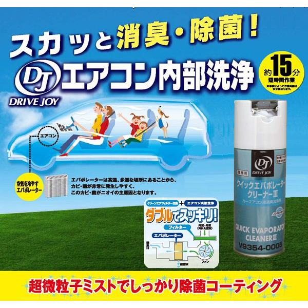 ◇エアコン内部洗浄「DJクイックエバポレータークリーナーIII