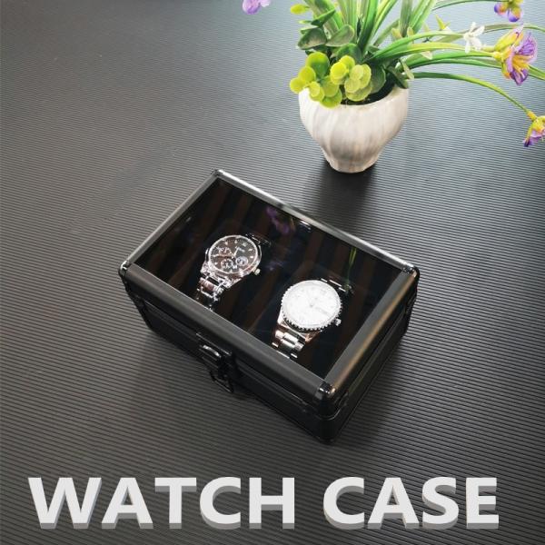 腕時計ケース アルミ 2本 収納 ケース プレゼント 収納ケース 高級