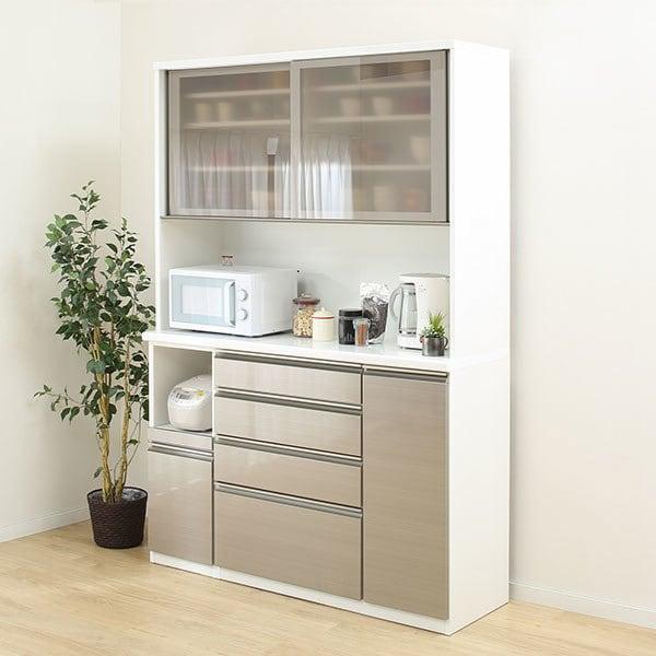 ニトリ（NITORI） 幅140cm キッチンボード(ラピス 140 ステンG