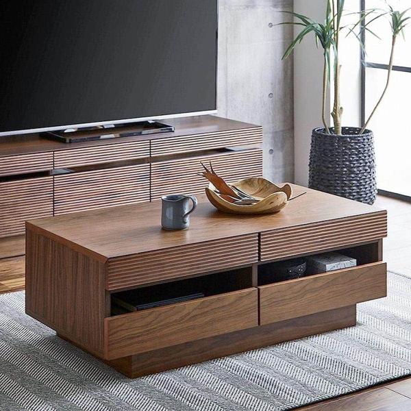 ニトリ（NITORI） 天然木センターテーブル105 (WAL) ニトリ期間限定：4