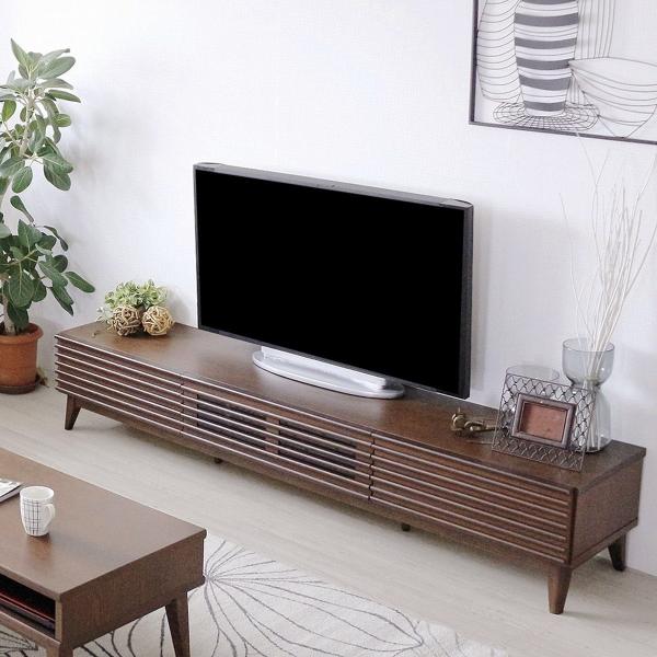 ニトリ（NITORI） 天然木の飾りが魅力のテレビボード200 (WAL) テレビ