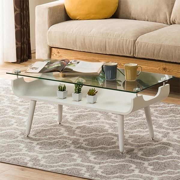 ニトリ（NITORI） 幅96cm センターテーブル(ノルディック2 9645 WH