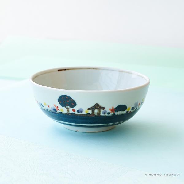 徳永遊心さん 九谷青窯 色絵繋ぎ2枚 そら豆2枚 九谷青窯 - 九谷青窯