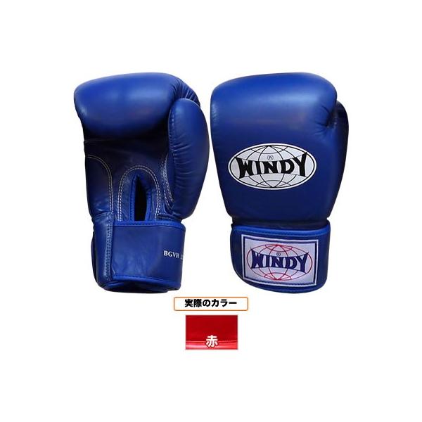 WINDY ウィンディ トレーニンググローブ／ペア BGVH 12oz 赤 : NTS