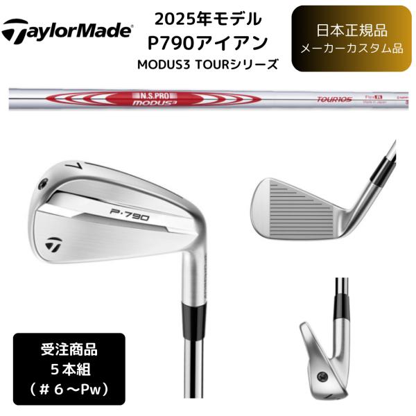 TaylorMade（テーラーメイド） 【受注商品】2025最新 P790 アイアン 6